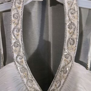 David's Bridal Galina halter dress